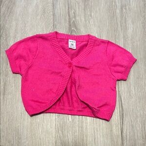 4 for $20 Carter's Pink Sweater with Knotted Front